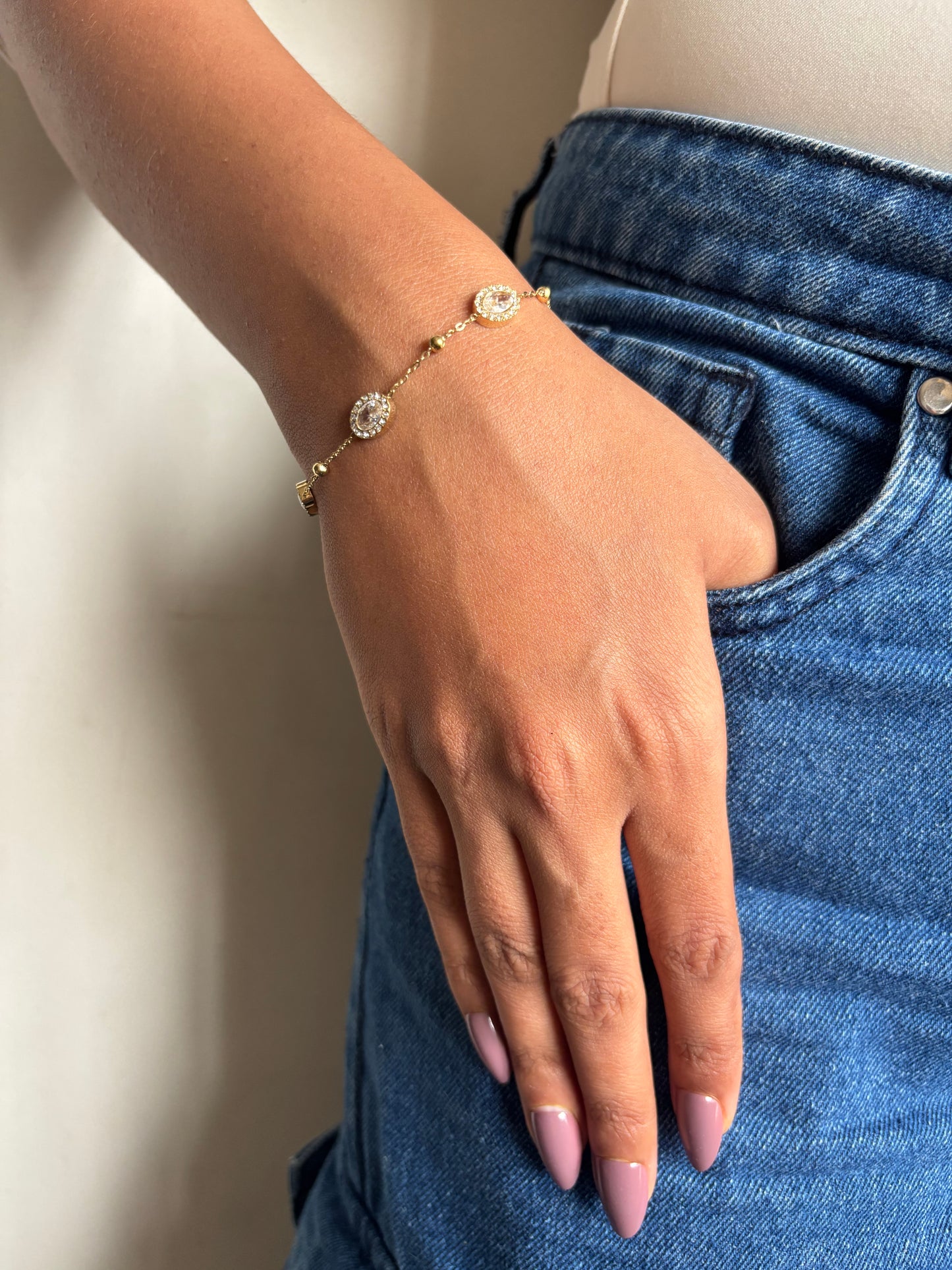 Glaze Glam Studded Bracelet