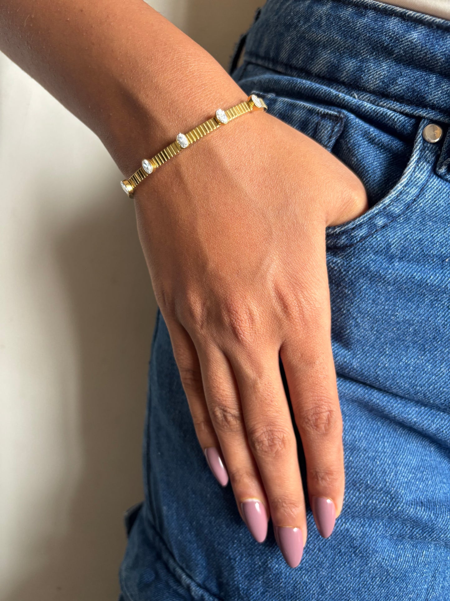 Oviana Studded Bracelet (Large)